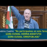Intervención de Sabino Cuadra en el pleno sobre la ley de abdicación