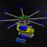 El drone suráfricano contra manifestantes