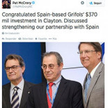 El gobernador de Carolina quiere fortalecer relaciones "con España" tras reunirse con Mas