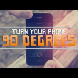 Gire el teléfono 90 grados.  Di no al vídeo vertical