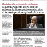 Dos tercios del fondo de la SICAV de eurodiputados procede de dinero público