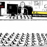 Las oficinas de empleo decoradas por Juan Rosell (JR Mora)