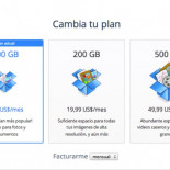 ¿Límite de espacio? No en Dropbox