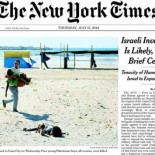 Tres portadas sobre Gaza