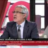 Llamazares, a Inda: "A ver si te voy a llevar a los tribunales yo también"