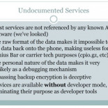 Apple tiene backdoors en todo dispositivo con iOS