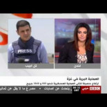 Corresponsal de la BBC, empujado en directo por un israelí