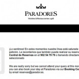 Lo peor que le puede pasar a un hotel: Paradores y su sistema de reservas que no funciona