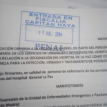 Los Profesionales de la La Paz denunciaron los riesgos del Ébola ante el Juzgado