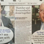 La Comic Sans en la portada de un diario impreso... de forma justificada