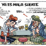 Ya es mala suerte (Viñeta de Manel Fontdevila)