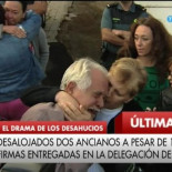 Desahuciados dos ancianos en Tenerife que llevaban tres décadas en su casa