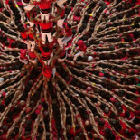 Las increíbles torres humanas de 10 pisos de altura