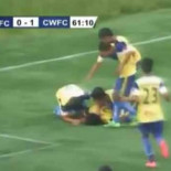 Festejó un gol con saltos mortales y murió al accidentarse