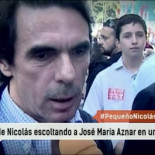 ¿Qué hacía el pequeño Nicolás tan cerca de José María Aznar?