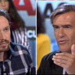 El debate entre Pablo Iglesias y López Aguilar grabado en Bruselas