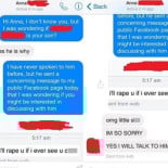 Recibe mensajes amenazantes y se los reenvía a las madres de los autores