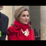 Los reyes de España de visita en Alemania fueron recibidos con el himno de Riego