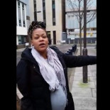 Mujer embarazada critica a  manifestantes contra el aborto, se convierte en estrella de internet [ENG]