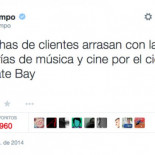 Avalanchas de clientes arrasan con las estanterías de música y cine por el cierre de TPB