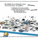 En segunda línea (Viñeta de Manel Fontdevila)