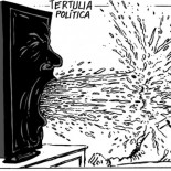 Tertulia política [viñeta]