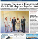 Dos portadas de La Razón: Una tras 23 inmigrantes muertos en patera, otra tras 1 turista muerto en crucero