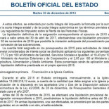 El Estado entregará a la Iglesia Católica mensualmente más de 13 millones de euros durante 2015