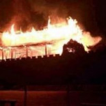 Destruida por el fuego una torre de seis siglos construida durante la dinastía Ming