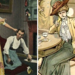 En 1908 un tebeo bromea "si las mujeres tuvieran derechos". eng