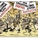 Por una izquierda (Viñeta de Manel Fontdevila)