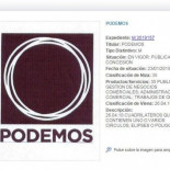 Podemos podrá utilizar su marca para fines comerciales tras una oposición de Mediaset
