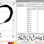 Diseña tu propia fuente tipográfica con Inkscape