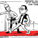 Monedero ingresa en el club - Viñeta de JRMora