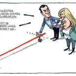 Línea roja (Viñeta de Manel Fontdevila)