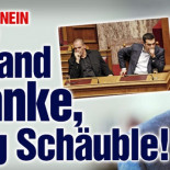 Portada del mayor diario alemán: “Gracias, Wolfgang” (por no perdonar a Grecia)