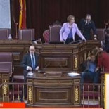 Joan Baldoví, portavoz del Grupo Mixto, se desvanece antes de hablar en el Debate de Estado de la Nación