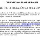 El BOE cuela el creacionismo en nuestro sistema educativo