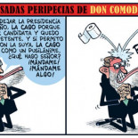 "¡Dios mío, mándame algo!" (viñeta de Vergara)