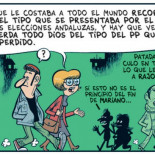 Batacazo del PP, viñeta de Bernardo Vergara