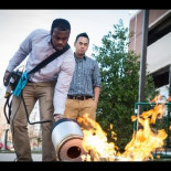 Dos estudiantes universitarios crean un dispositivo que utiliza ondas sonoras para extinguir incendios