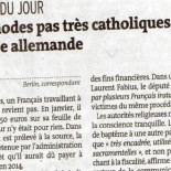 Los métodos poco católicos de la Iglesia alemana