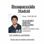 Buscan a un joven que desapareció el martes en Las Rosas (San Blas)