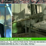 "Nos estamos gastando entre 4 y 6 euros por persona y año para tratar las toallitas húmedas"