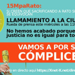 No hemos acabado porque NO, la justicia no es igual para todos. Mañana vamos a por los cómplices | @15MpaRato