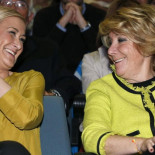 Escrache de la Plataforma Antidesahucios a Aguirre y Cifuentes en Madrid