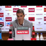 El entrenador del Eibar abandona la rueda de prensa tras quejas porque habló en euskera