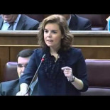 Soraya Saez de Santamaría nos explica que el paro baje en abril es una estupidez. Hemeroteca 2011