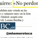 Esperanza Aguirre miente cuando niega haber hablado con Bárcenas