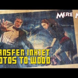 Cómo imprimir sobre madera con una impresora convencional